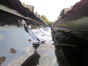 50 Linear Metres of leaking valley gutter